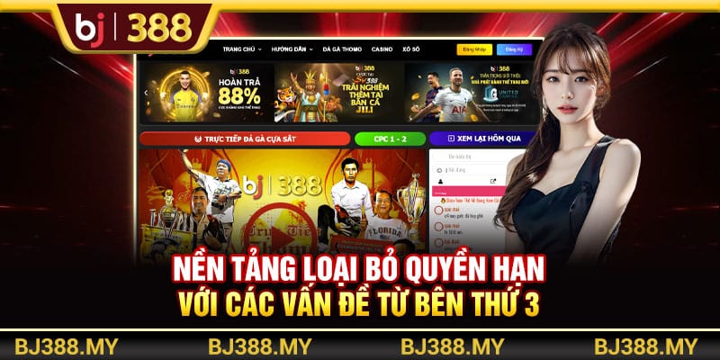 Chính Sách Miễn Trừ Trách Nhiệm Cụ Thể Tại BJ388 3 https://wagdata.sa.com Nền tảng loại bỏ quyền hạn với các vấn đề từ bên thứ 3